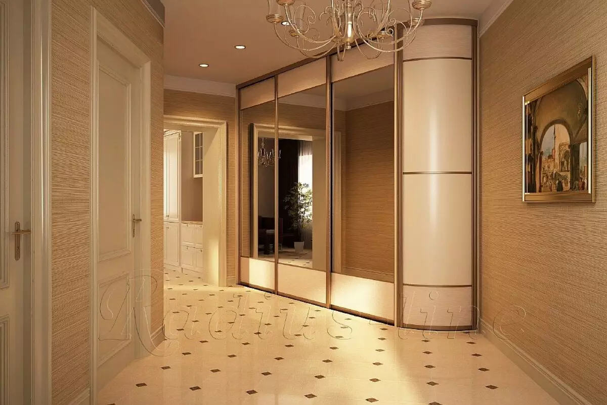 在走廊的內置衣櫥（108張照片）：用於小走廊的嵌入式結構，角度和擺動模型的設計理念，內部，狹窄和購物櫃 20922_74