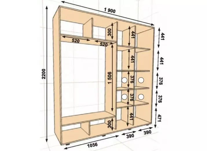 Profundidade de armários para o corredor (13 fotos): armários em uma profundidade de 20-25 cm e 30-35 cm, 36-40 cm e 50-60 cm, outras opções 20925_2