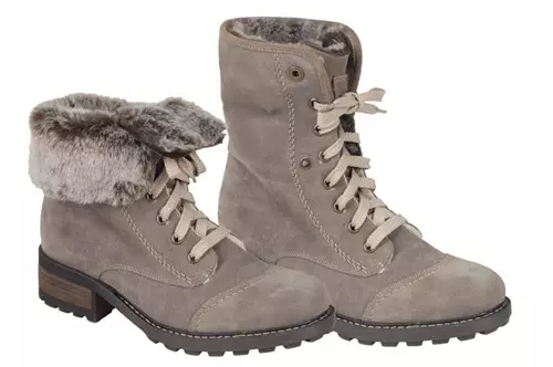 Rieker Boots (49 foto): modelli di stivali in pelle scamosciata bianca da donna e un cuneo, così come riker per bambini 2092_21