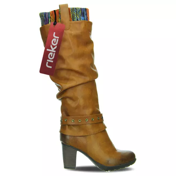 Rieker Boots (49 foto): Model sepatu bot suede putih wanita dan wedge, serta firma sepatu bayi Riker, ulasan 2092_27