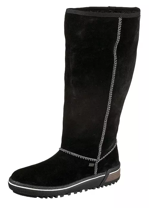 Rieker Boots (49 صورة / صور): نماذج أحذية الجلد المدبوغ أبيض المرأة ويدج، وكذلك أحذية الأطفال شركات ريكر، الاستعراضات 2092_30