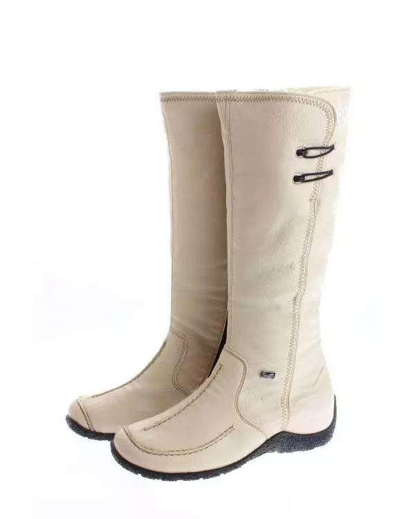 Rieker Boots (49 bilder): Women's White Suede Boots Modeller og en kile, samt Baby Boots Firms Riker, Anmeldelser 2092_35