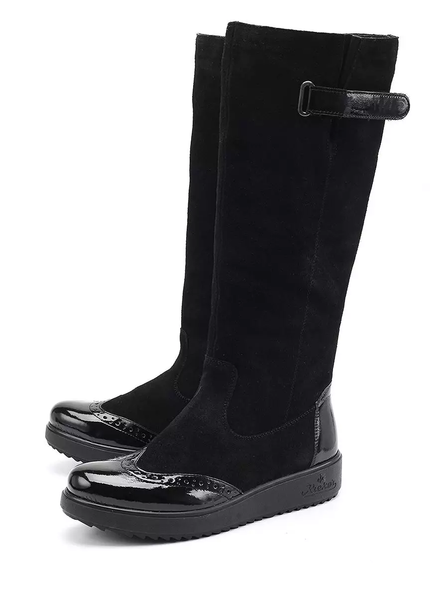 Rieker Boots (49 صورة / صور): نماذج أحذية الجلد المدبوغ أبيض المرأة ويدج، وكذلك أحذية الأطفال شركات ريكر، الاستعراضات 2092_38
