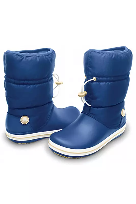 أحذية كروكس الشتاء (32 صور): ارتفعت درجة حرارة الطفل نماذج لفصل الشتاء، استعراض المالك 2094_2