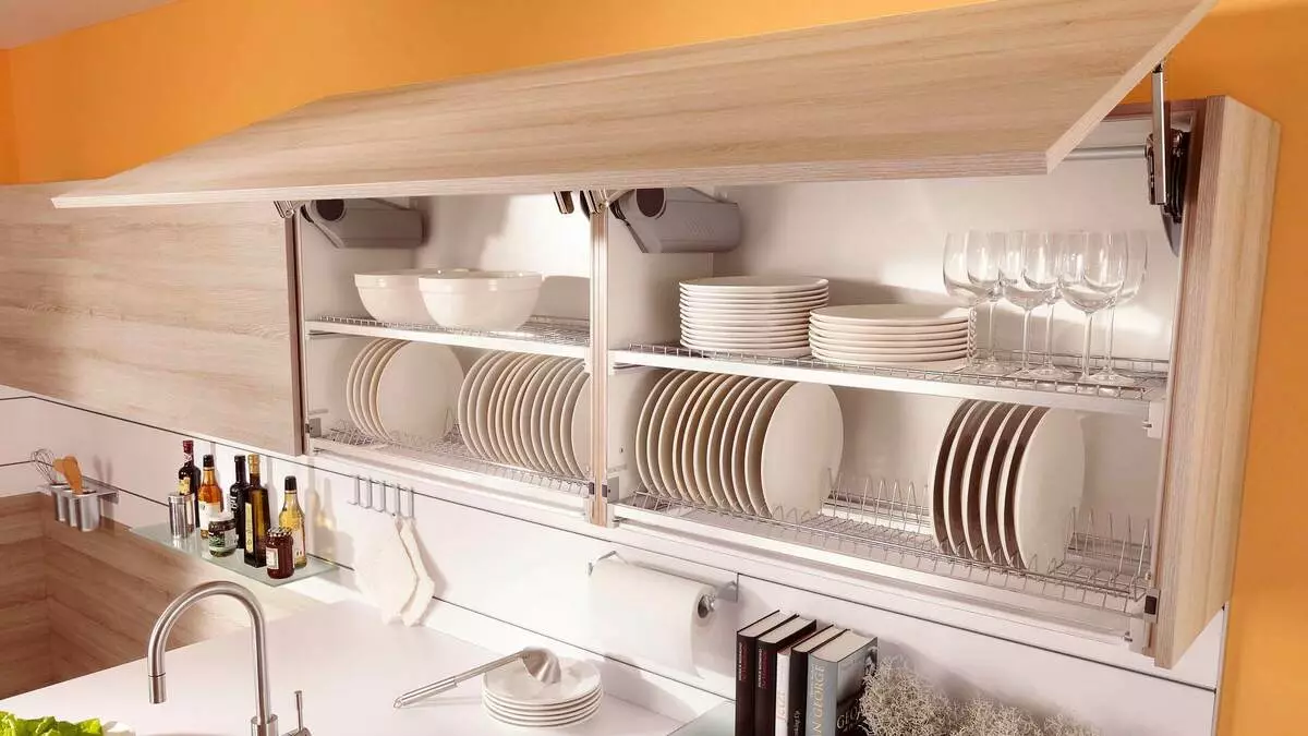 La profondità dei mobili da cucina (25 foto): Quale dovrebbe essere il profondità standard di scatole a muro per la cucina? Armadietti profondità 30, 40, 45 e 50 cm 20953_7