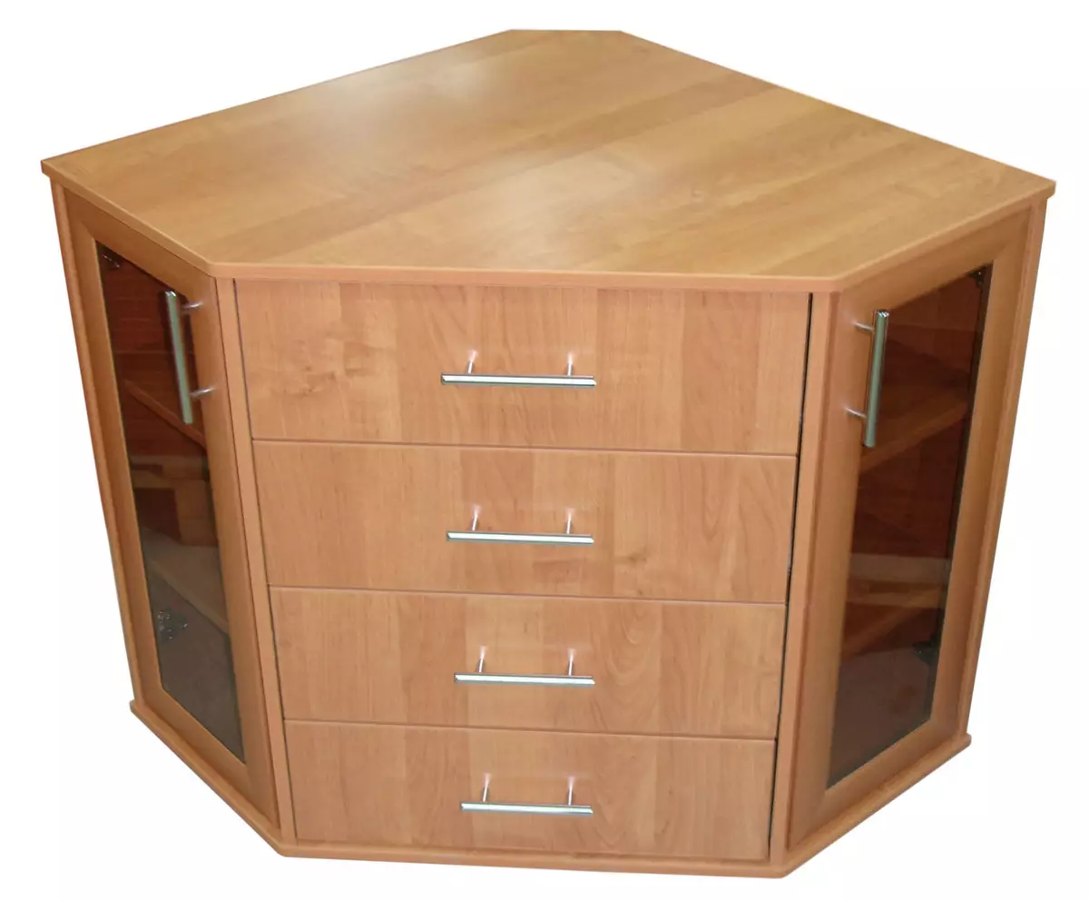 Dresser pro kuchyň (53 fotografií): Kuchyňská skříňka se zásuvkami pro nádobí, design kukuřice v klasickém stylu, komoda s pracovním povrchem, stylové úzké plastové modely 20964_19