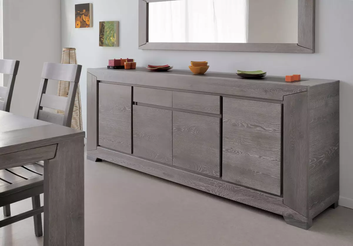 Dresser pro kuchyň (53 fotografií): Kuchyňská skříňka se zásuvkami pro nádobí, design kukuřice v klasickém stylu, komoda s pracovním povrchem, stylové úzké plastové modely 20964_5