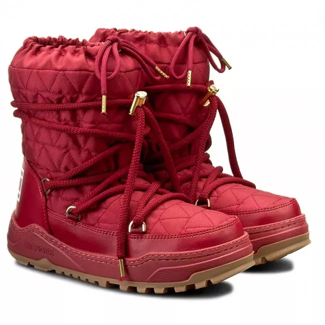 Boots Tommy Hilfiger (48 fotoğraflar): Kadınlar ve çocuklar için Kış Modelleri 2096_35