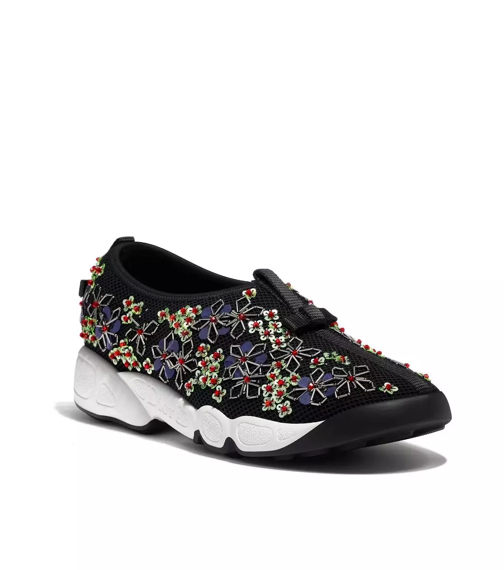 I-Dior Sneaker (izithombe ezingama-52): Amamodeli agqamile, i-Dior Friond yasekuqaleni 2097_13