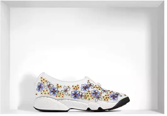 I-Dior Sneaker (izithombe ezingama-52): Amamodeli agqamile, i-Dior Friond yasekuqaleni 2097_26