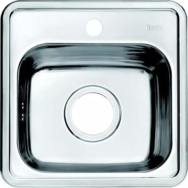 Rozsdamentes acél alátétek konyhához (38 fotók): A konyhai mosogatók leírása rozsdamentes acélból, felső és beágyazott acél mosogatókból. Milyen modellt választhat? Melyek jobbak a mesterséges kőből? 21023_24