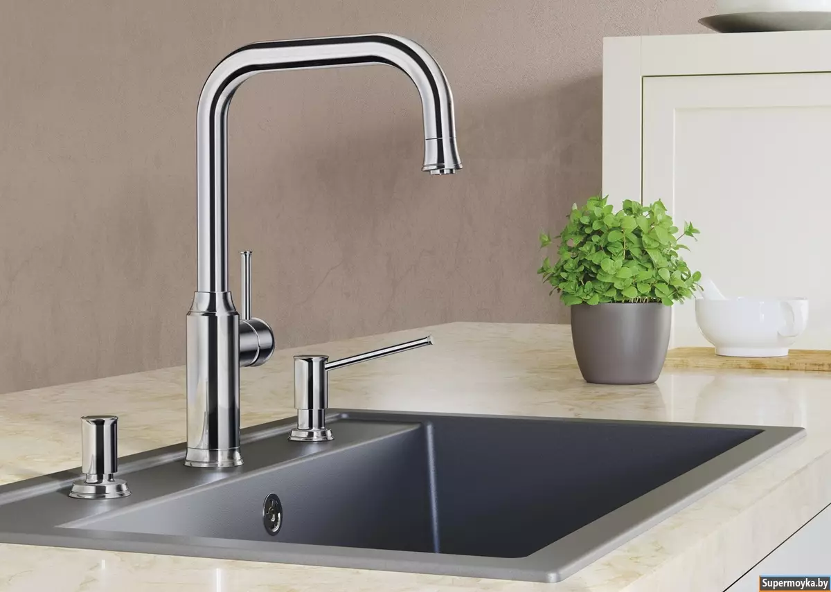 The best kitchen faucets (42 photos): how to choose? Quality manufacturers rating. Cranes of Russian and Italian production, other models 21030_12