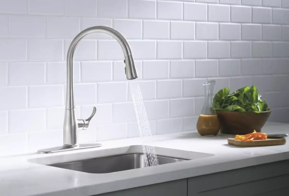 The best kitchen faucets (42 photos): how to choose? Quality manufacturers rating. Cranes of Russian and Italian production, other models 21030_2
