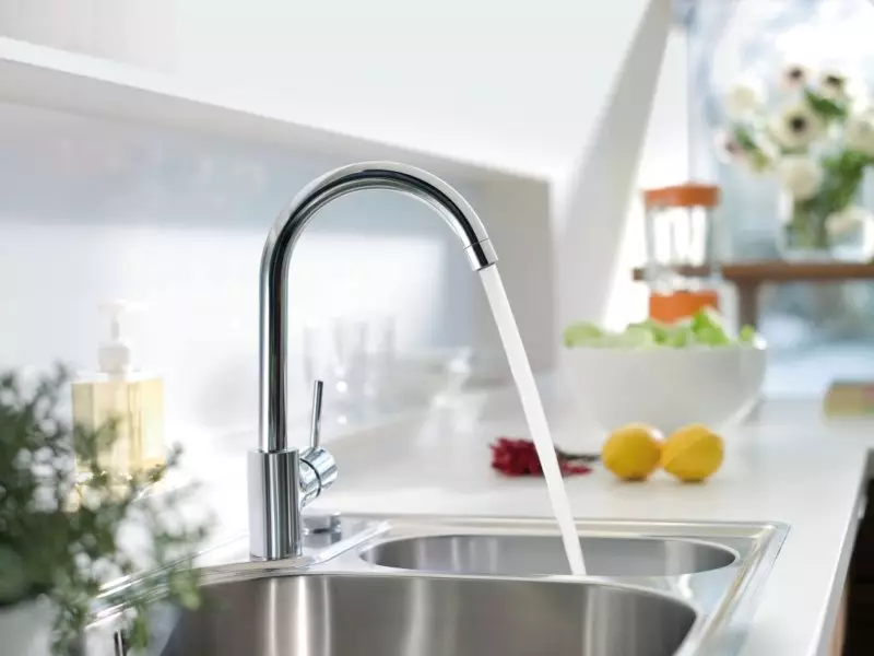 The best kitchen faucets (42 photos): how to choose? Quality manufacturers rating. Cranes of Russian and Italian production, other models 21030_23