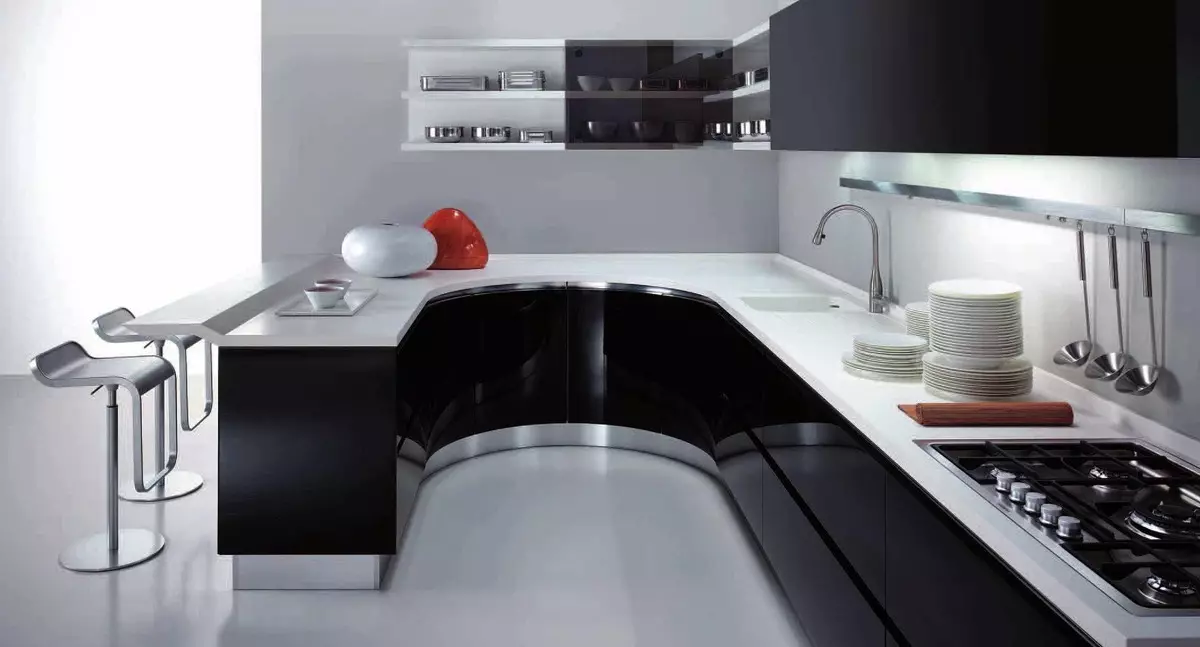 白色廚房洗車（21張照片）：廚房概覽從人造石頭和搪瓷，鑄鐵和白色的石材型號 21033_10