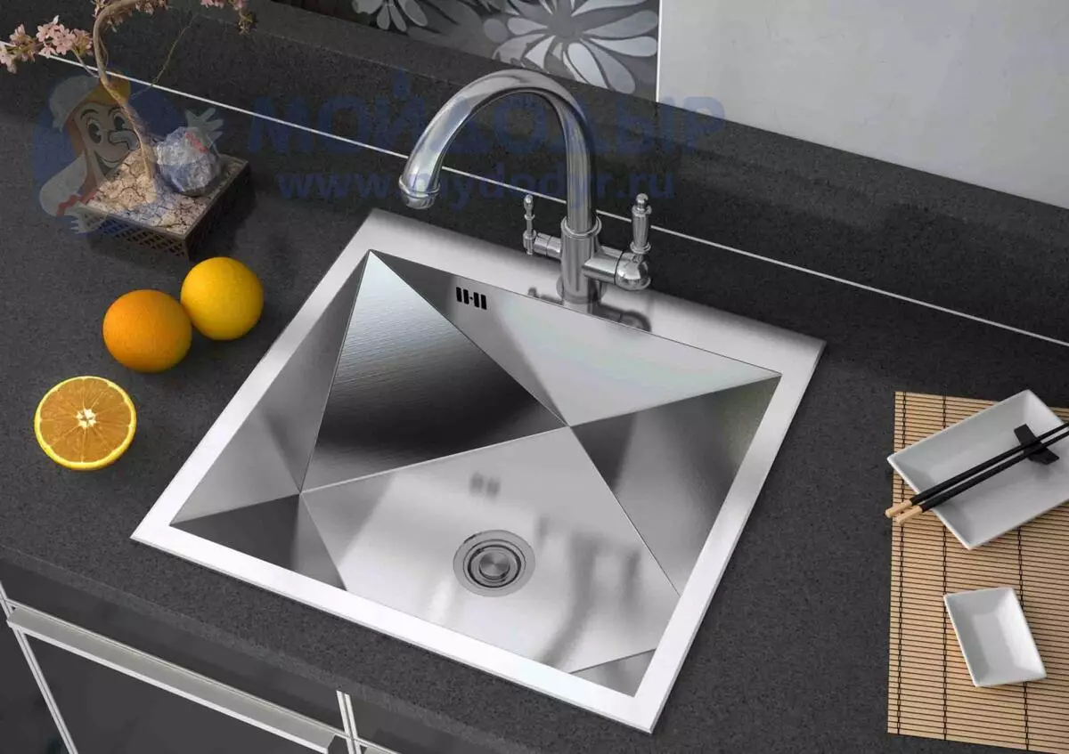 Zorg Zorg Kjøkkenvasker (23 Foto): Oversikt over rustfritt stål rustfritt stål skall og andre materialer 21037_7