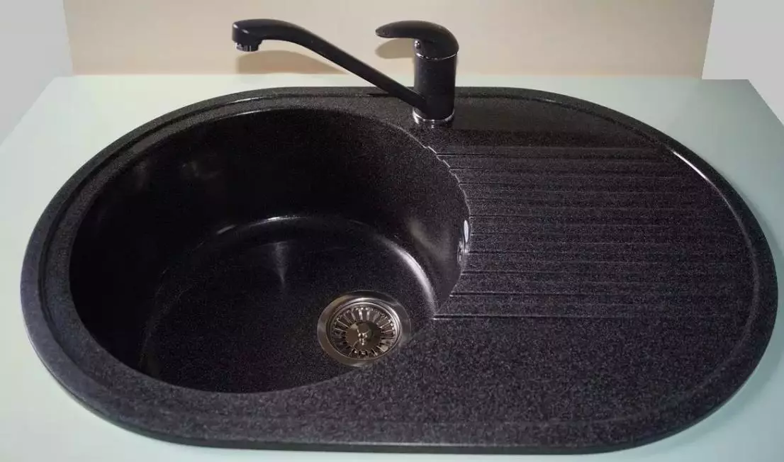Раковина для кухни черная камень. Раковина Polygran овальная черная. Кухонная мойка Polygran Atoll-460, черный. Мойка Кайзер 5060.