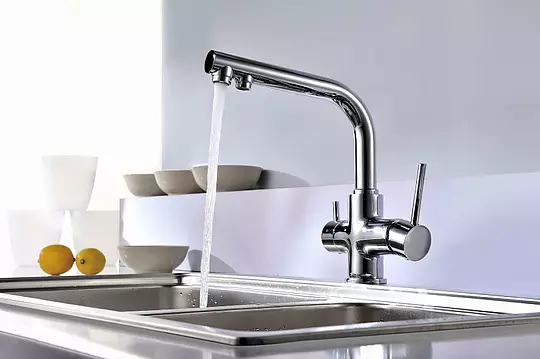 Faucet dapur lucu (23 foto): Gambaran umum cranes untuk wastafel dapur dari seri kenyamanan, keran dari Republik Ceko dalam gaya retro dan lainnya 21058_9