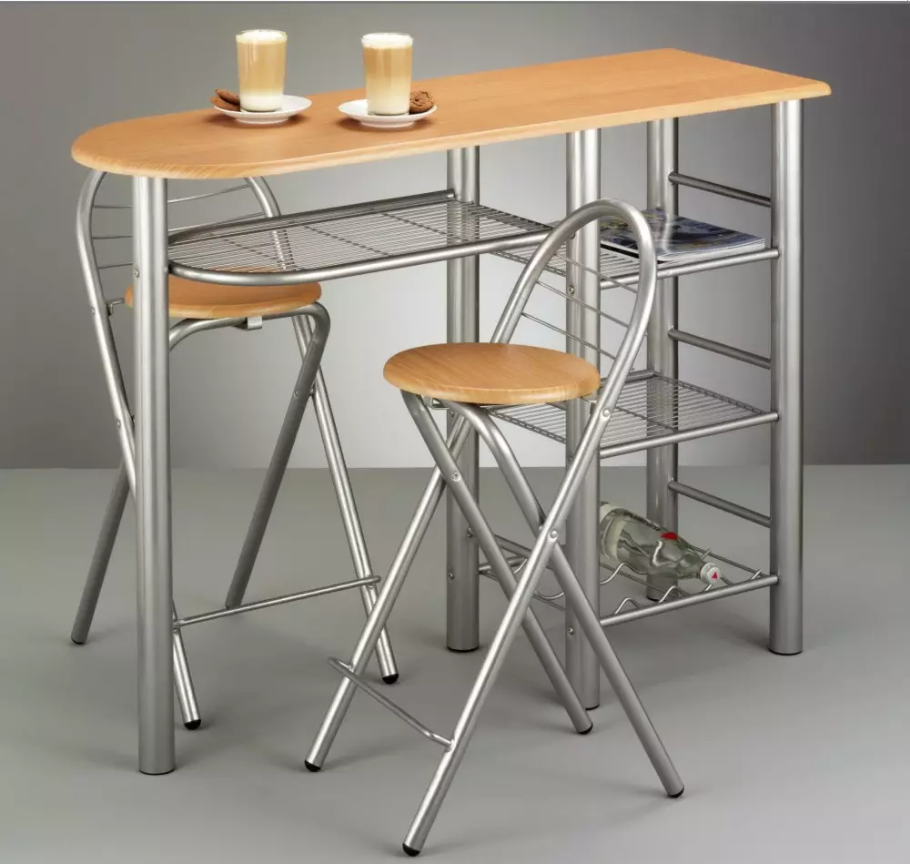 Sulankstomas virtuvės kėdės (43 photos): sulankstomos modeliai su atlošais, mediniai virtuvės kėdės transformatoriai ir kiti lankstymo modeliai 21067_16