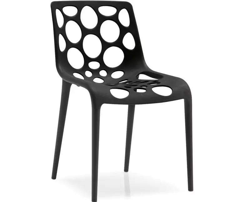 디자이너 부엌 의자 (48 장의 사진) : 세련되고 특이한 주방 의자, 유행 플라스틱 및 벨벳 모델, 흥미로운 디자인의 예 21068_29