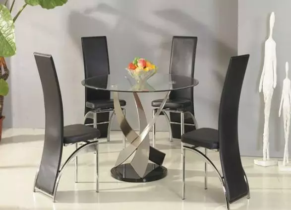 Sedie da cucina su un telaio in metallo (68 foto): Sedie da cucina con schienale su telaio in metallo, modelli di acciaio cromato e sedie con gambe in metallo 21071_20