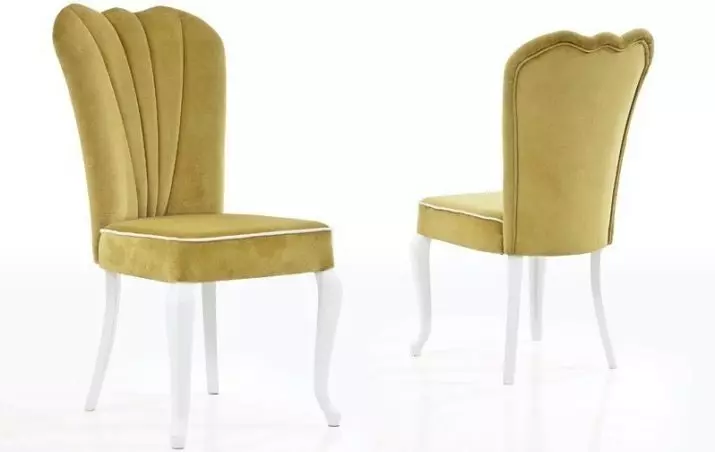 სამზარეულო სკამები ლითონის ჩარჩოში (68 ფოტო): სამზარეულო სკამები ერთად backrest on ლითონის ჩარჩო, Chrome Steel მოდელები და სკამები ლითონის ფეხები 21071_52