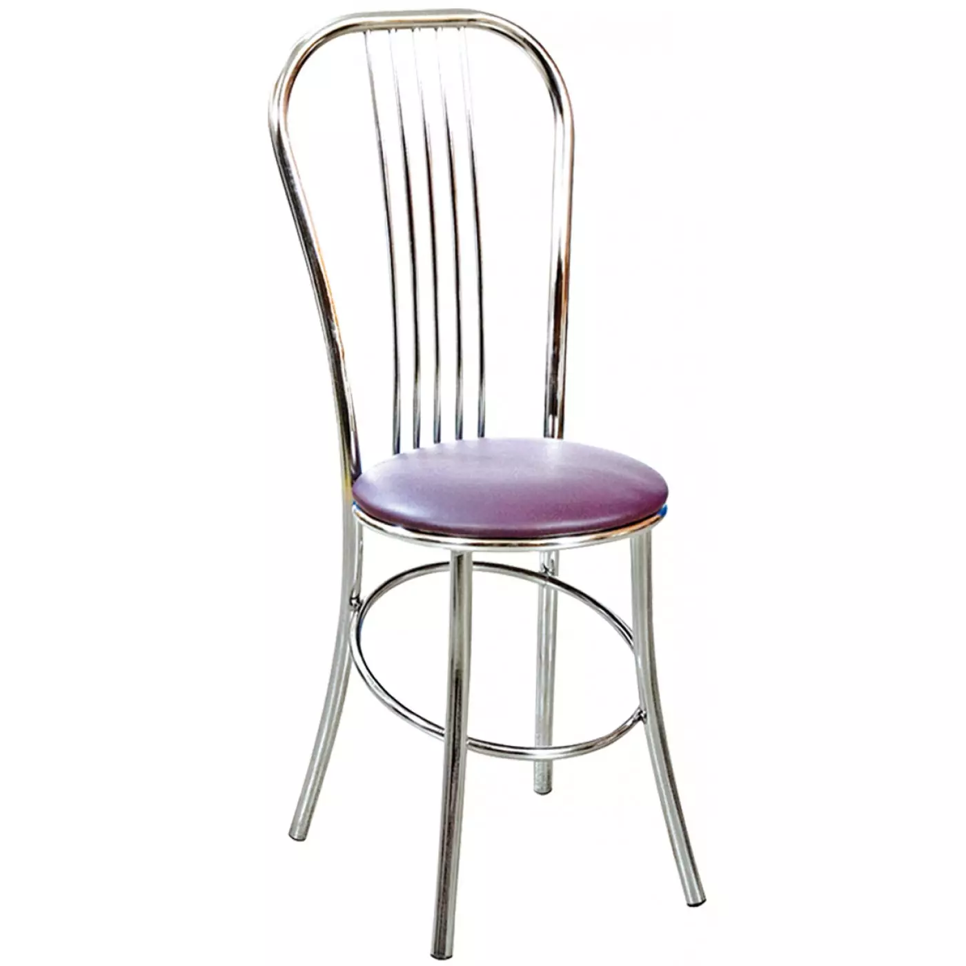 เก้าอี้ห้องครัวบนกรอบโลหะ (68 รูป): เก้าอี้ห้องครัวที่มีพนักพิงบนกรอบโลหะรุ่นเหล็กโครเมี่ยมและเก้าอี้ที่มีขาโลหะ 21071_53