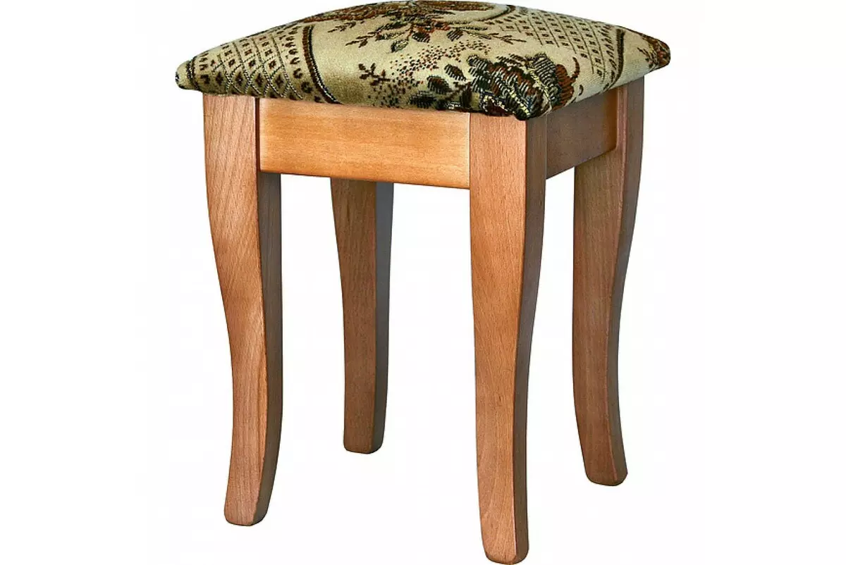 Mehki stoli za kuhinjo (33 fotografije): izbor lesenih in kovinskih kuhinjskih stolov z mehkimi sedeži, elegantni okrogli modeli v notranjosti 21072_10