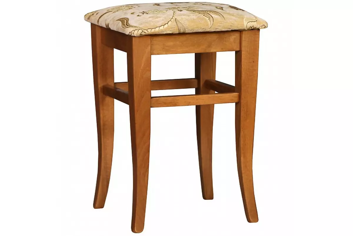 Mehki stoli za kuhinjo (33 fotografije): izbor lesenih in kovinskih kuhinjskih stolov z mehkimi sedeži, elegantni okrogli modeli v notranjosti 21072_3