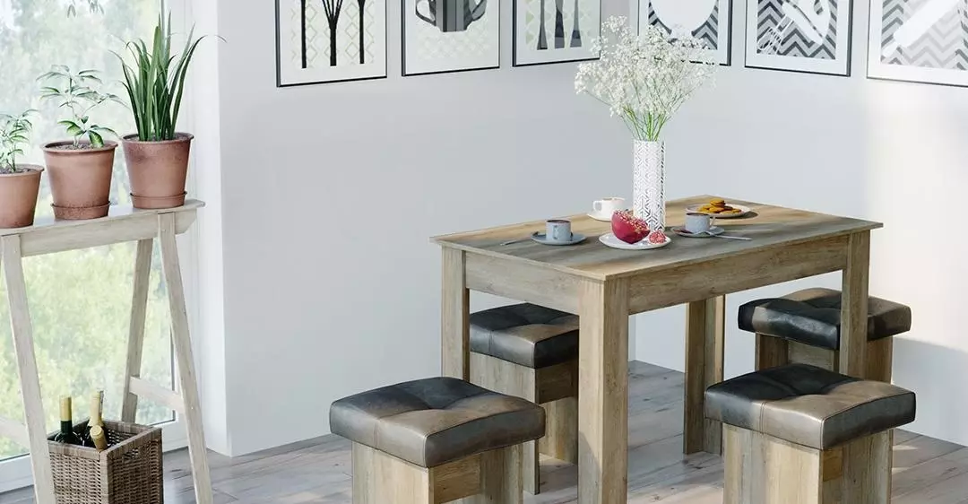 Խոհանոցի փափուկ աթոռներ (33 լուսանկար). Փայտե եւ մետաղական խոհանոցի աթոռների ընտրություն փափուկ նստատեղերով, ինտերիերի նորաձեւ կլոր մոդելներ 21072_7