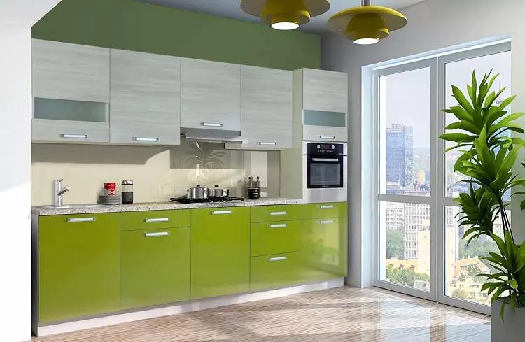Olíva konyhák (82 fotók): Olive Color Kitchen Headset funkciók a konyha belső kialakítása. Milyen színek helyezkednek el a falakat? 21085_14