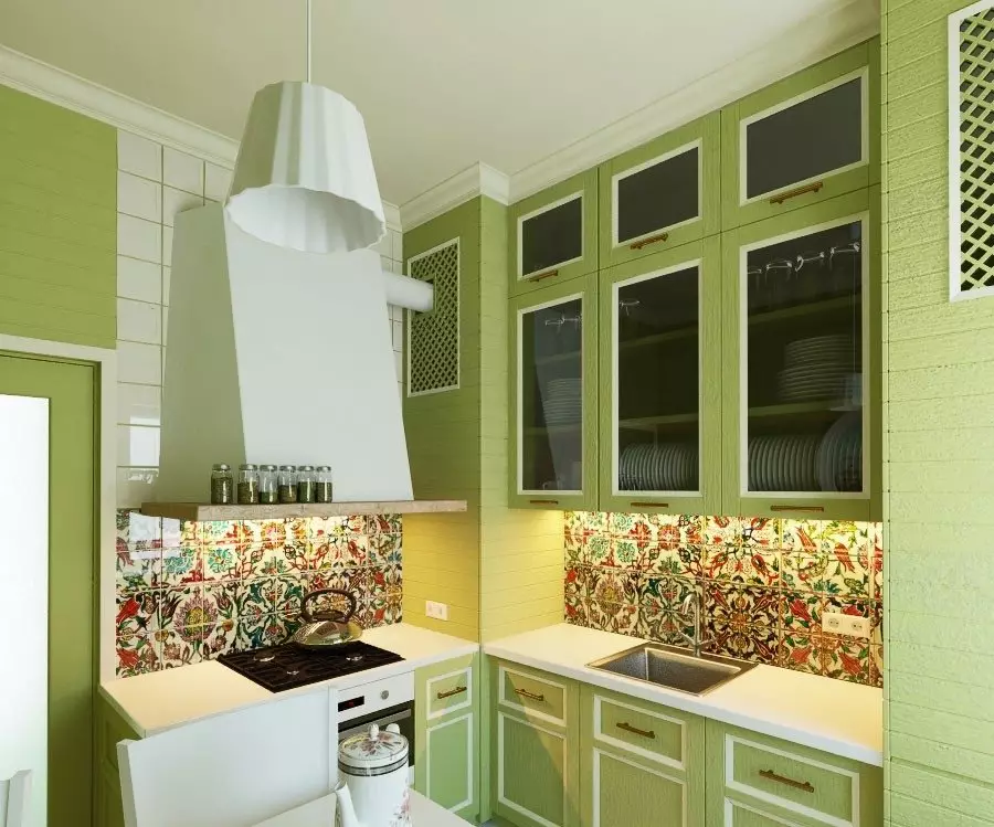 Olíva konyhák (82 fotók): Olive Color Kitchen Headset funkciók a konyha belső kialakítása. Milyen színek helyezkednek el a falakat? 21085_26