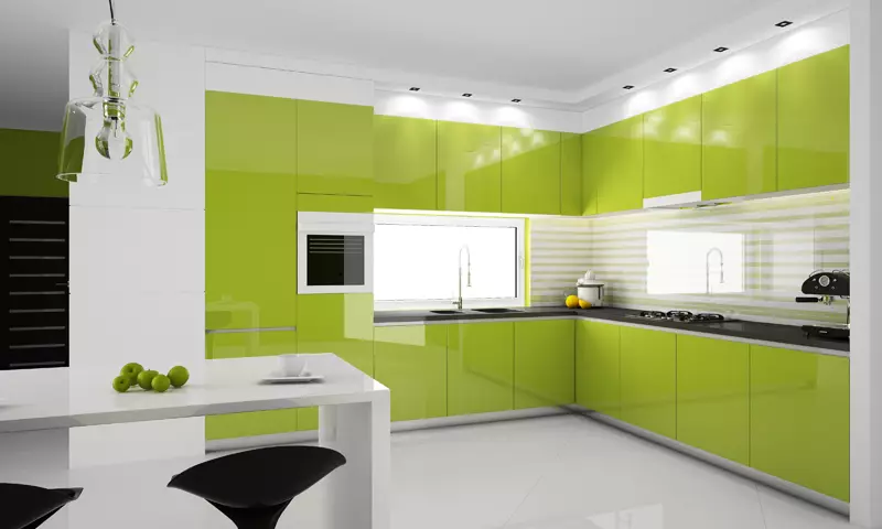 Olíva konyhák (82 fotók): Olive Color Kitchen Headset funkciók a konyha belső kialakítása. Milyen színek helyezkednek el a falakat? 21085_34