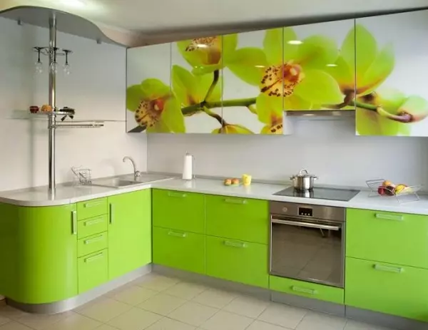 Olíva konyhák (82 fotók): Olive Color Kitchen Headset funkciók a konyha belső kialakítása. Milyen színek helyezkednek el a falakat? 21085_35