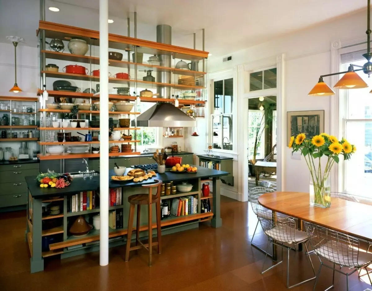 Olíva konyhák (82 fotók): Olive Color Kitchen Headset funkciók a konyha belső kialakítása. Milyen színek helyezkednek el a falakat? 21085_44