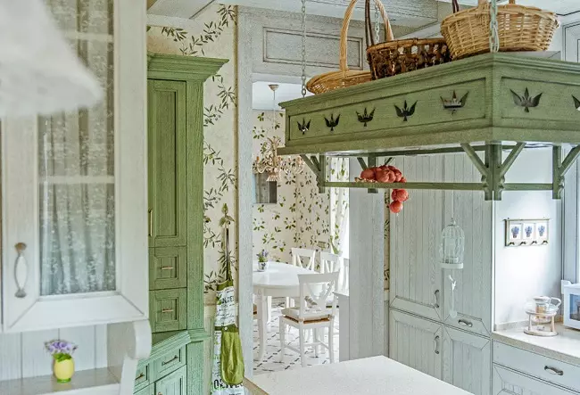 Olíva konyhák (82 fotók): Olive Color Kitchen Headset funkciók a konyha belső kialakítása. Milyen színek helyezkednek el a falakat? 21085_64