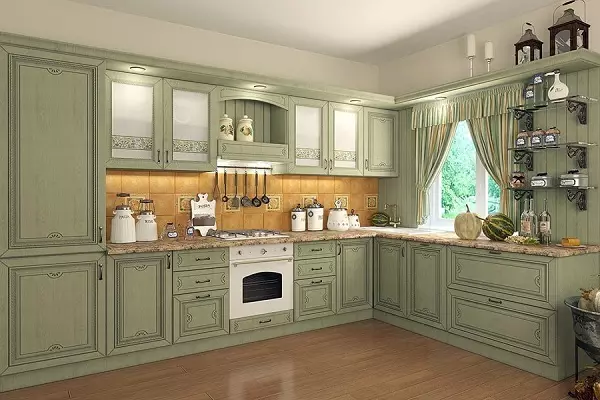Olíva konyhák (82 fotók): Olive Color Kitchen Headset funkciók a konyha belső kialakítása. Milyen színek helyezkednek el a falakat? 21085_69