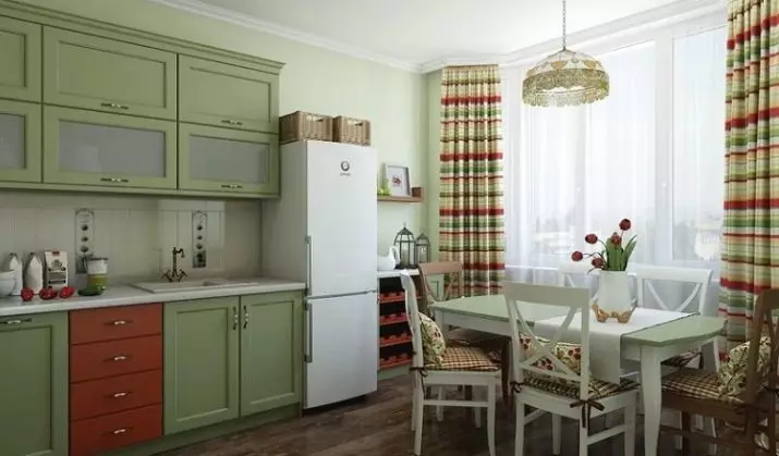 Olíva konyhák (82 fotók): Olive Color Kitchen Headset funkciók a konyha belső kialakítása. Milyen színek helyezkednek el a falakat? 21085_71