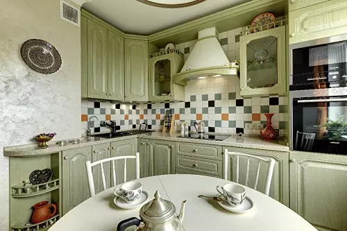 Olíva konyhák (82 fotók): Olive Color Kitchen Headset funkciók a konyha belső kialakítása. Milyen színek helyezkednek el a falakat? 21085_80