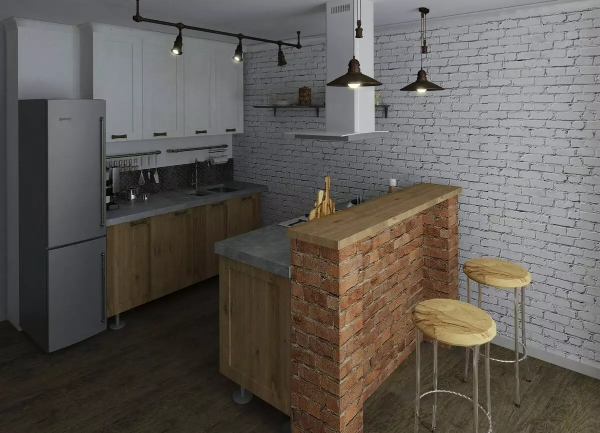 Loft Kitchens sa LOFT Style (52 mga larawan): Mga Tampok ng Estilo sa 