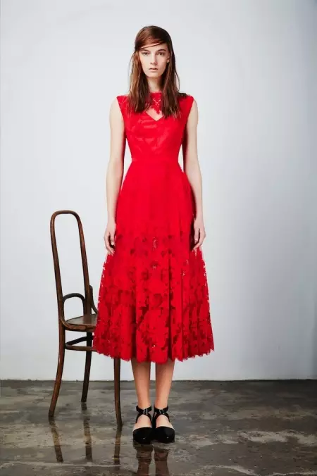 Vestido rojo plutted