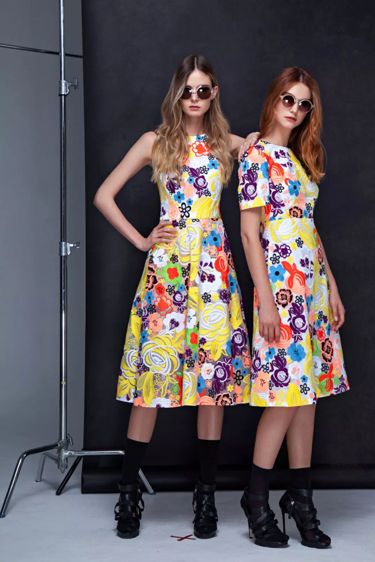 Vestido estampado con impresión floral