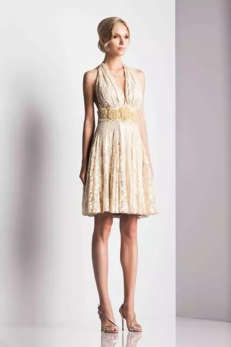 Prix ​​Dress lyhyt beige