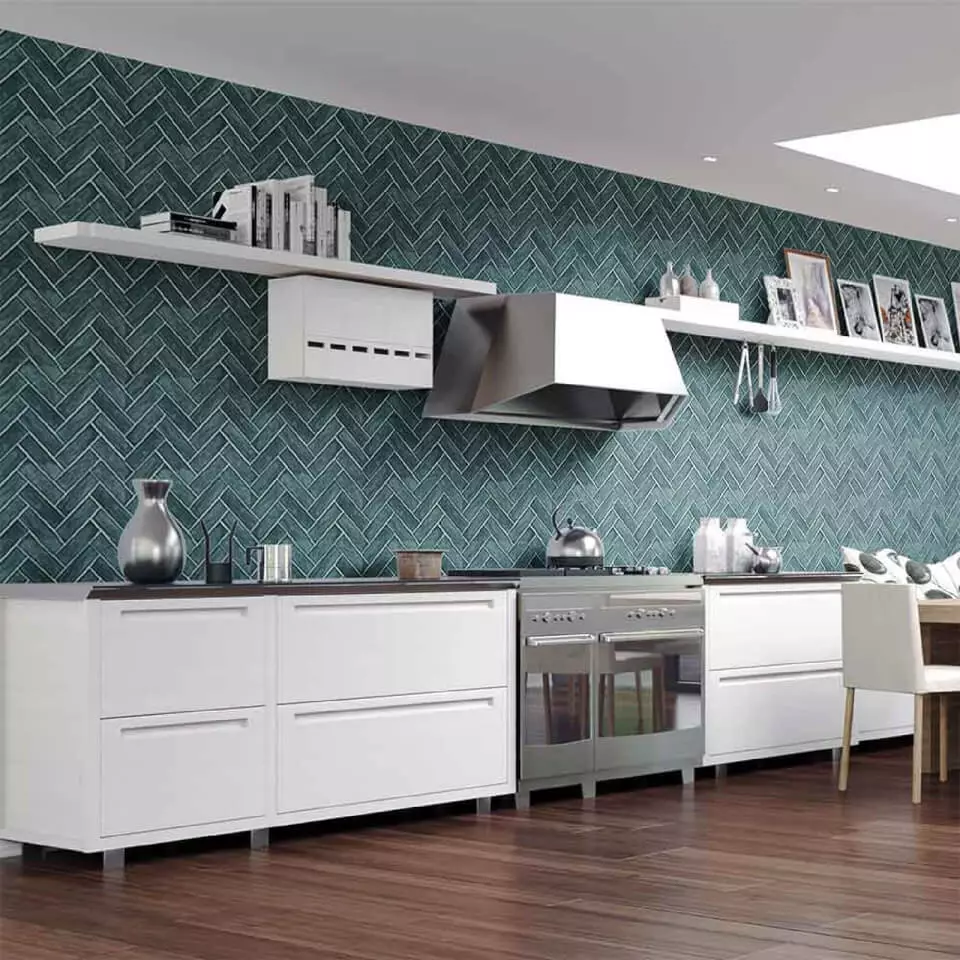 Fons de Pantalla de cuina (102 fotos): cuina disseny de el paper pintat per parets de la cuina a l'apartament, força brillant, brillant i altres opcions de paper tapís a l'interior 21113_47