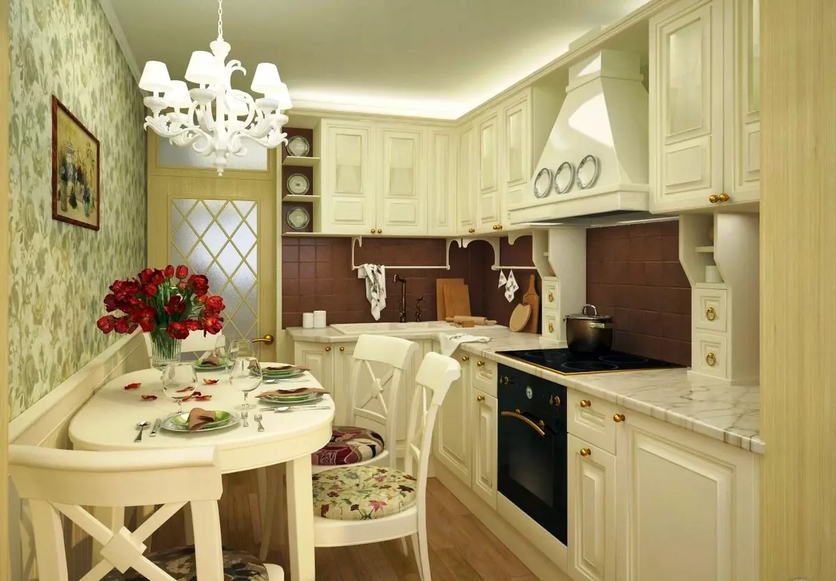 輕型廚房（99張照片）：在室內設計的明亮顏色的美麗耳機，現代廚房設計與明亮的口音 21147_15