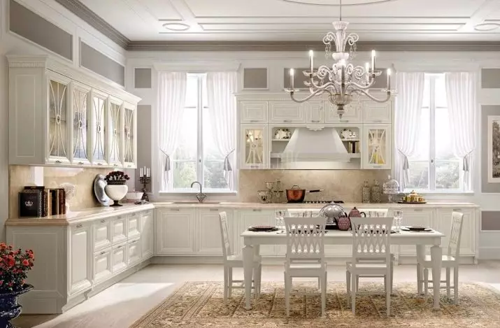 Gaismas virtuve (99 fotogrāfijas): skaistas austiņas spilgtās krāsās interjera dizains, moderns virtuves dizains ar spilgtiem akcentiem 21147_19