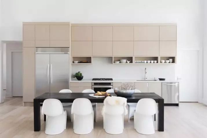 Könnyű konyha (99 fotó): Gyönyörű fejhallgatók élénk színekben a belsőépítészetben, modern konyhai design fényes ékezetekkel 21147_43