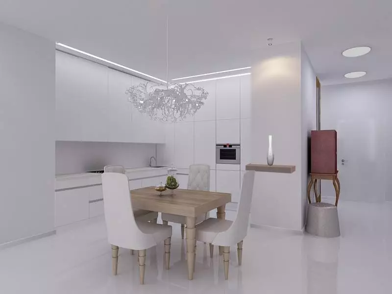 Šviesiai virtuvė (99 nuotraukos): gražios ausinės į ryškias spalvas interjero dizainas, modernus virtuvės dizainas su ryškiais akcentais 21147_48