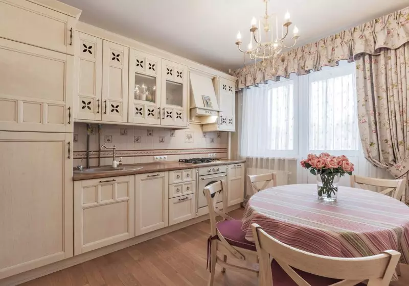 Cucina leggera (99 foto): Belle cuffie in colori vivaci nel design degli interni, design moderno della cucina con accenti luminosi 21147_62