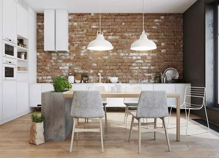 Cucina leggera (99 foto): Belle cuffie in colori vivaci nel design degli interni, design moderno della cucina con accenti luminosi 21147_65